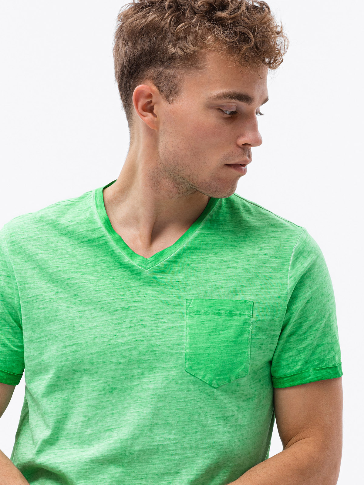 Tricou simplu barbati S1388 - verde