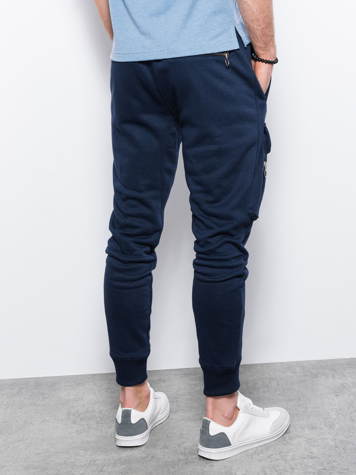 Pantaloni pentru barbati P905 - bleumarin