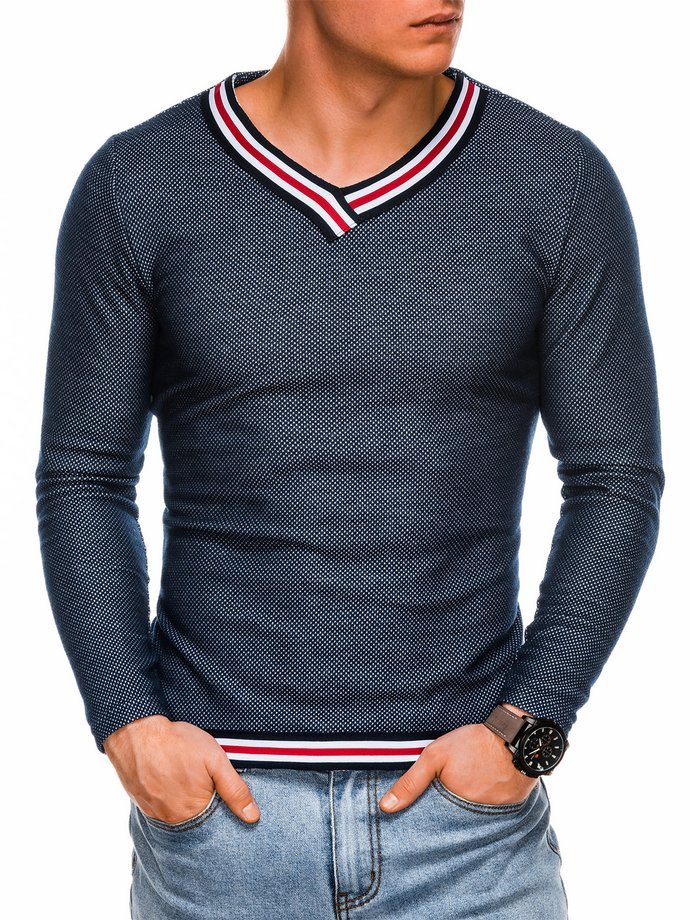 Men's sweatshirt - granatowa B697