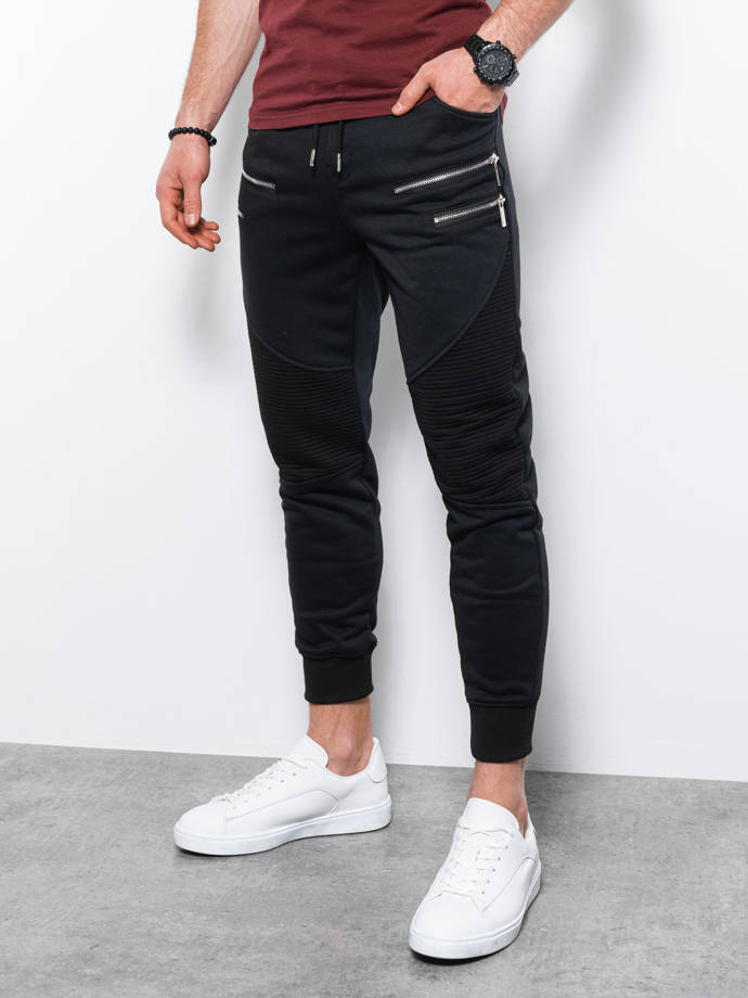 Pantaloni de trening barbati - negru P900