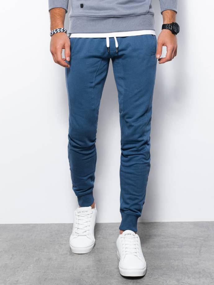 Pantaloni pentru barbati - bleumarin P948