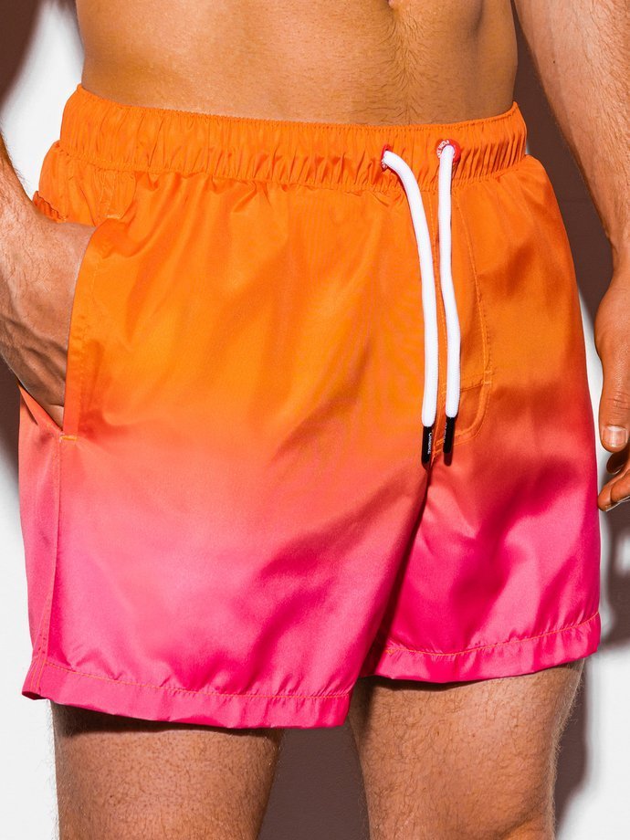 Pantaloni scurti de inot barbati - portocaliu W250